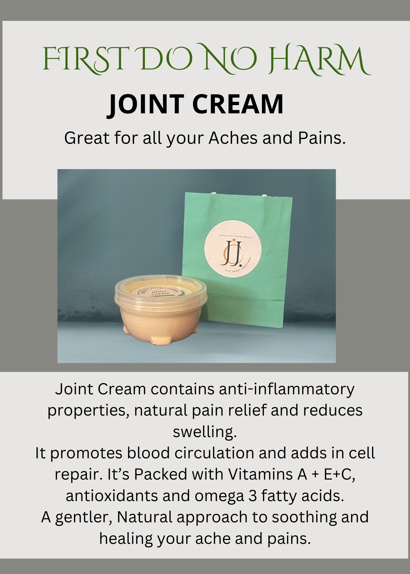 Organic Joint Cream 125g